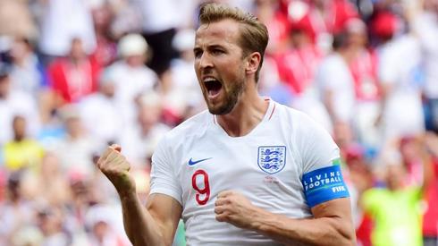 Harry Kane celebruje dwa gole w meczu z Panamą (fot. AFP)