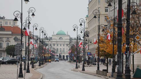 Pustki na Krakowskim Przedmieściu. Fot. Sławomir Kamiński / Agencja Gazeta