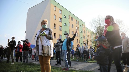 Publiczność podczas koncertu Kasi Kowalskiej w Ciechanowie. Koncert odbył się w ramach akcji 