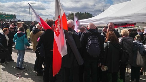 Kolejny widok na miejsce uroczystości otwarcia przekopu