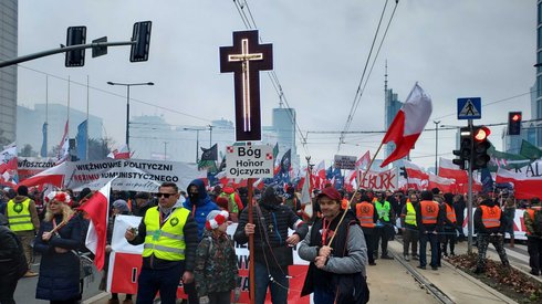 Marsz Niepodległości w Warszawie / fot. Onet