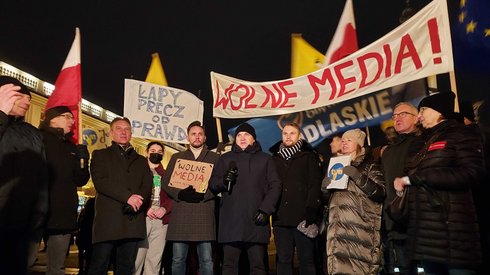 Zakończyła się demonstracja w Białymstoku / fot. Onet