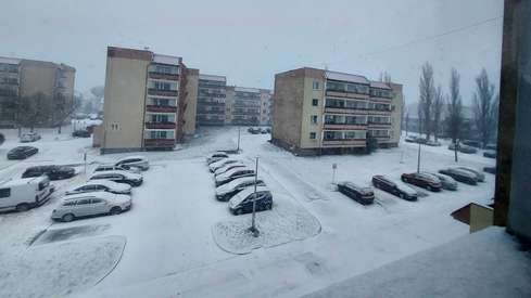 Zima wróciła do Starogardu Gdańskiego (fot. Tomasz)