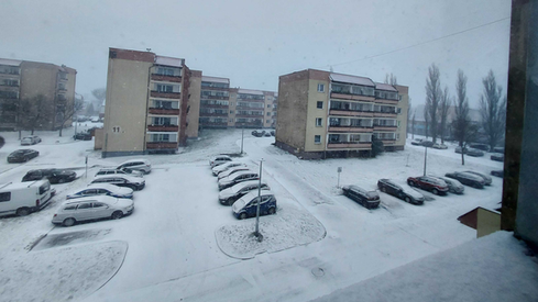 Zima wróciła do Starogardu Gdańskiego (fot. Tomasz)