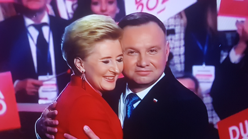 Andrzej Duda i Agata Kornhauser-Duda