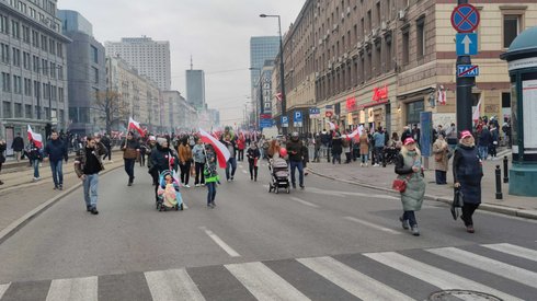 Marsz Niepodległości w Warszawie / fot. Onet