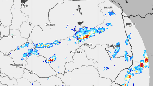 Radar opadów (IMGW)