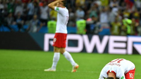 Nie takich smutnych obrazków oczekiwaliśmy po drugim meczu na mundialu w Rosji (fot. PAP/EPA)