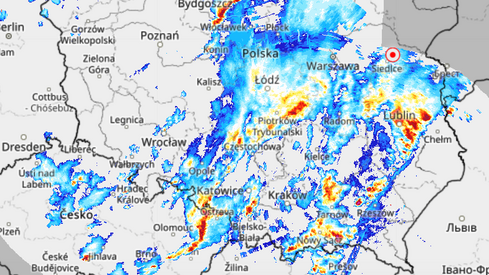 Radar opadów (IMGW)