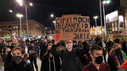 Protest w Szczecinie. Fot. Alicja Wirwicka