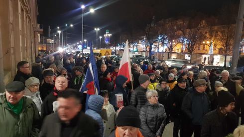 Demonstracja w Szczecinie/ fot. Alicja Wirwicka