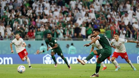 Saudi Arabia missed a first half penalty and failed to get level with Poland