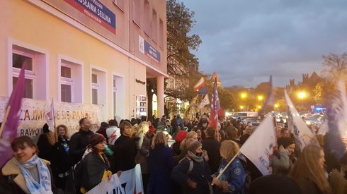 Protest w Gdańsku. Fot. Piotr Olejarczyk