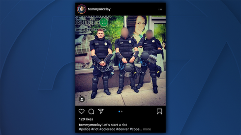 Oficer policji Tommy McClay został zwolniony ze służby po publikacji na Instagramie zdjęcia z dwoma kolegami z pracy z podpisem 