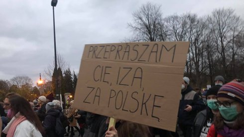 Zdjęcie w Warszawie na początku marszu. Autor: Krzysztof Nakonieczny