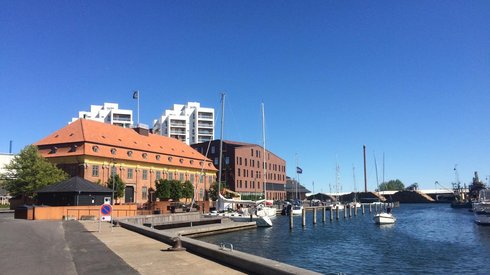 A tak wygląda port w Horsens