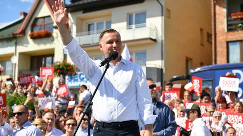 Andrzej Duda w Starachowicach / fot. Wojtek Jargiło, PAP