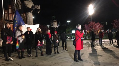 Protest w Szczecinie. Fot. Alicja Wirwicka