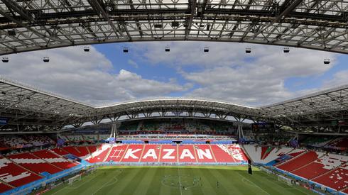 Stadion w Kazaniu - to tutaj o godzinie 12 zagrają Francja z Australią (fot. PAP/EPA)