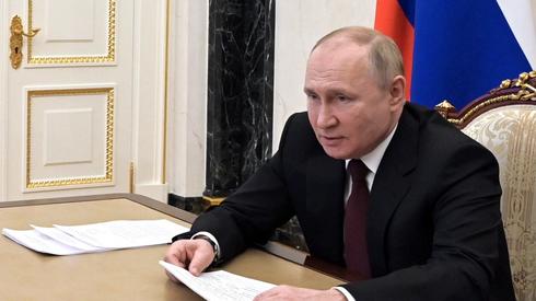 Władimir Putin podczas posiedzenia Rady Bezpieczeństwa Rosji