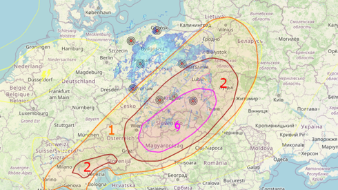 IMGW ostrzegało przed trąbami powietrznymi w południowo-wschodniej Polsce. Serwis radar-opadow.pl wskazuje, że zagrożonym regionem jest przede wszystkim Podkarpacie.