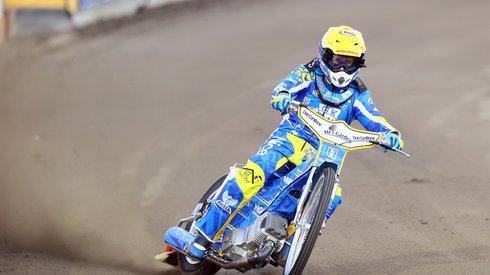 Foto: Paweł Wilczyński. Nicki Pedersen - próba toru