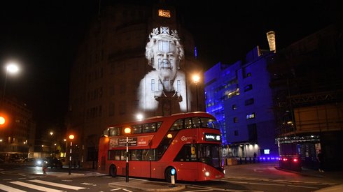 Ulice Londynu przed pogrzebem, fot. Radek Pietruszka/PAP