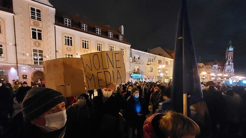 Demonstracja w Białymstoku / fot. Onet