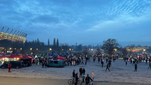 Marsz dotarł do Stadionu Narodowego