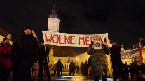 Demonstracja w Białymstoku / fot. Onet