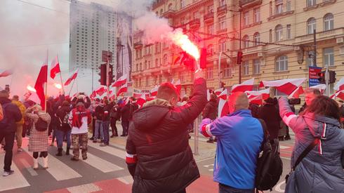 Marsz Niepodległości w Warszawie / fot. Onet