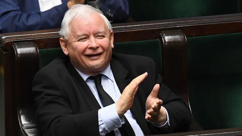 Jarosław Kaczyński podczas dzisiejszego posiedzenia Sejmu, fot. PAP/Radek Petruszka