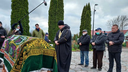 Bohoniki. Uroczystości pogrzebowe jednego z migrantów / fot. Martyna Bielska, Onet