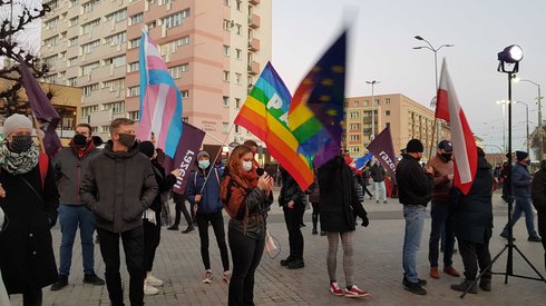 Protest w Szczecinie