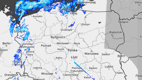 Radar opadów (IMGW)