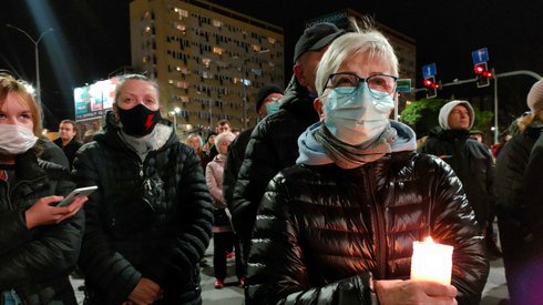 Protest w Szczecinie (fot. Alicja Wirwicka/Onet)