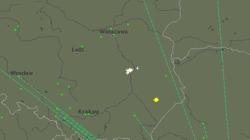 Obecnie burze występują  na Mazowszu wzdłuż Wisły oraz w południowej części Lubelszczyzny (Screen: blitzortung.org )