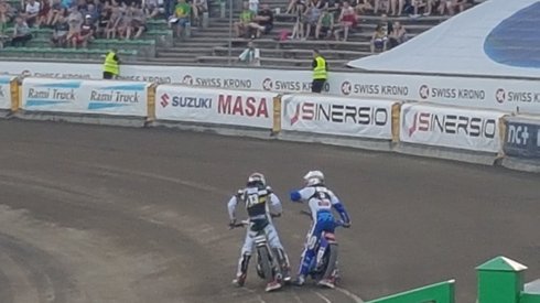 Martin Vaculik miał spore pretensje do Piotra Pawlickiego po 14. biegu