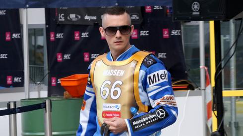 Lider klasyfikacji generalnej Leon Madsen (foto: Łukasz Trzeszczkowski)
