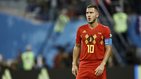 Rozczarowany Eden Hazard po meczu z Francja (fot. AFP)