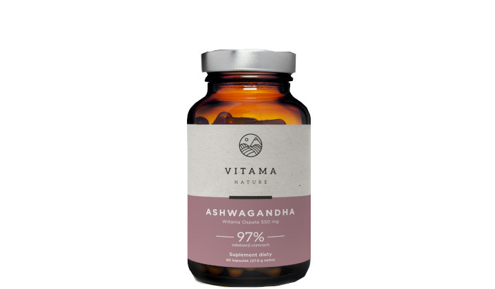 Ashwagandha 550 mg Vitama Nature - suplement diety na stres