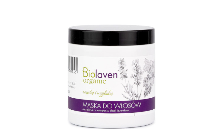 Winogronowa maska do włosów Biolaven