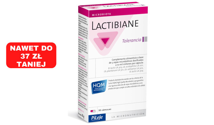 Lactibiane Tolerancja - probiotyk na zespół nieszczelnego jelita