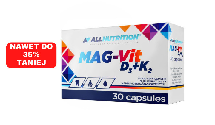 MAG-Vit z witaminą D3 i K2 – suplement diety na mięśnie