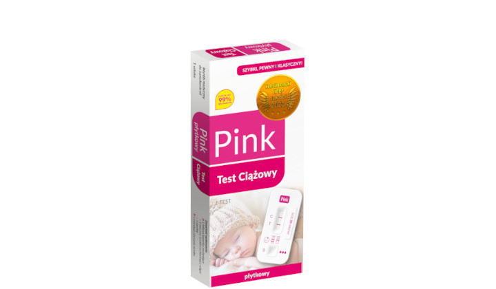 Test ciążowy Pink - test płytkowy