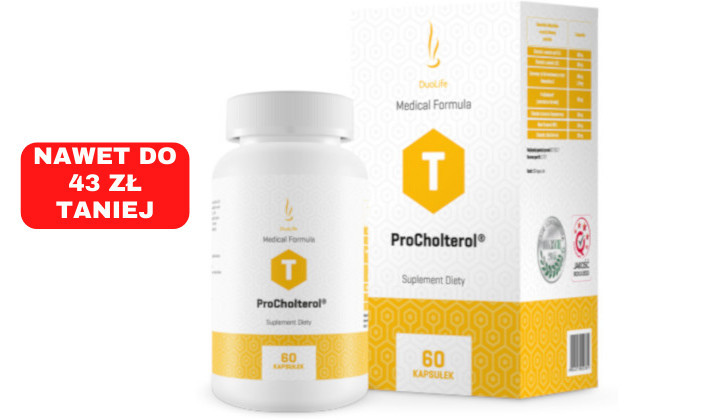 DuoLife ProCholterol - suplement dietu na cholesterol i układ krwionośny