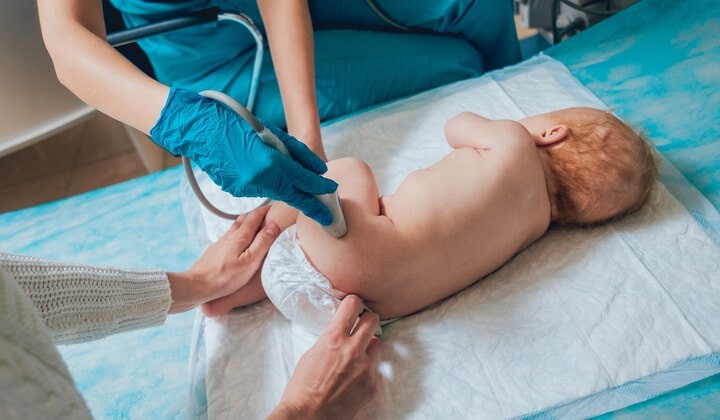 USG stawów biodrowych niemowląt (USG preluksacyjne)