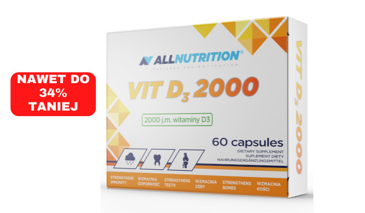 Vit D3 2000 – suplement diety na kości