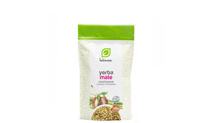 Orzeźwiająca yerba mate z trawą cytrynową 150g Intenson