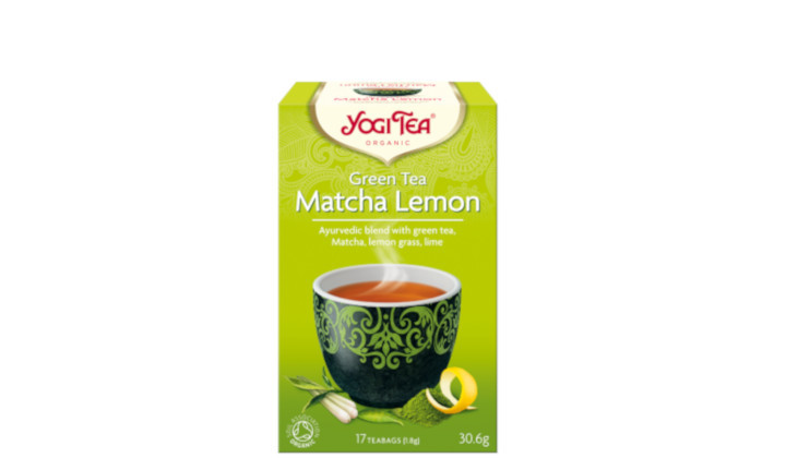 Green Tea Matcha Lemon Bio Yogi Tea – zielona herbata cytrynowa